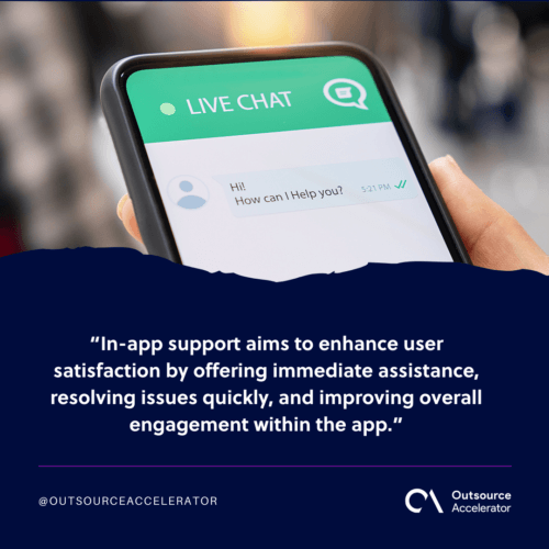 What is in-app support 