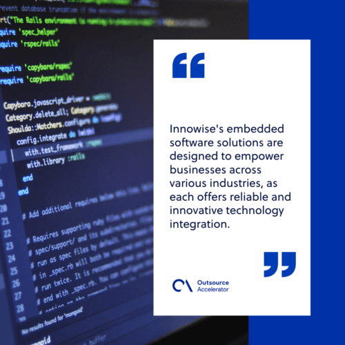 Innowise’s embedded software solutions