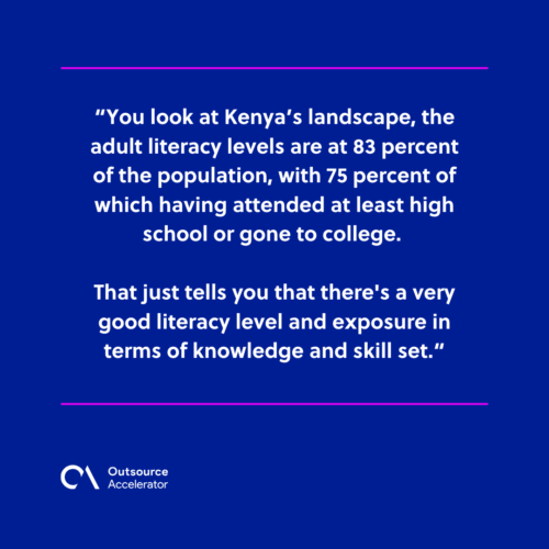 Kenya as an outsourcing destination