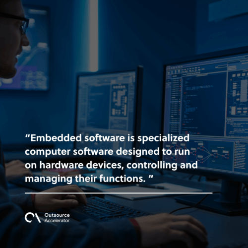 What is embedded software