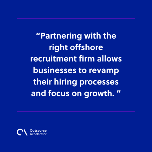 What makes an ideal offshore recruitment partner 