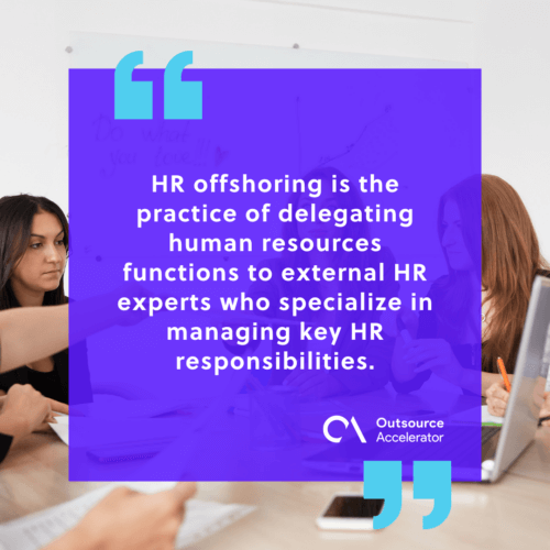 What is HR offshoring